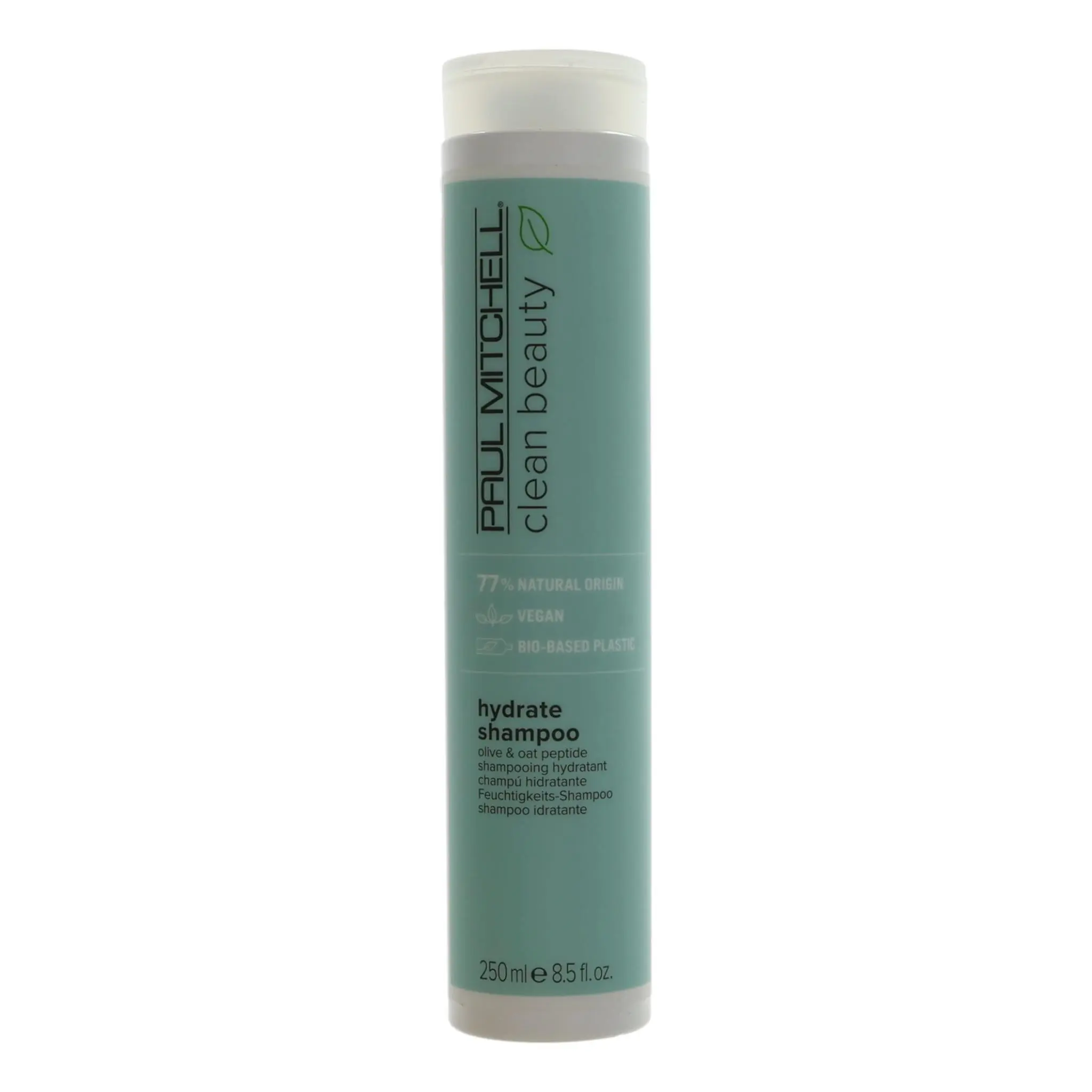 Clean Beauty Hydrating Shampoo with Oat Peptides for Nourishing Haircare, Mild Floral Scent - 8.5 oz, Moisturizing
