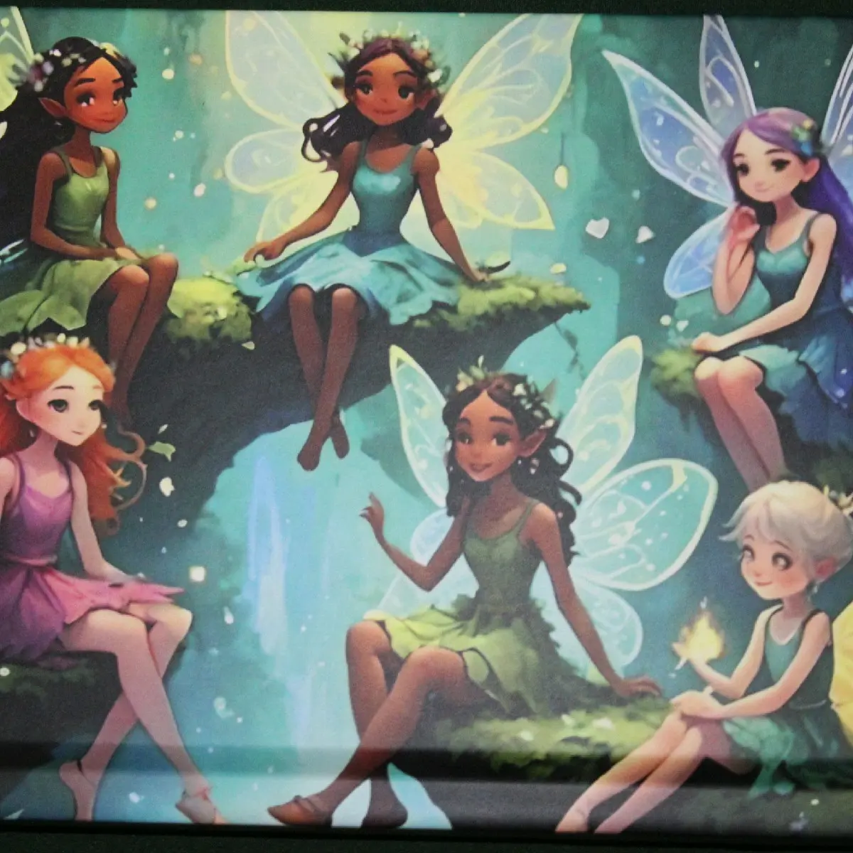 Custom Fairy Notebook/Sketchbook - Hand Drawn Design