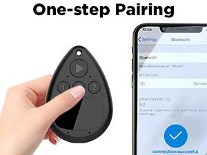 1pc Wireless Auto Clicker for iPhone - Bluetooth Battery-Powered Phone Screen Tapper, Silent Adjustable-Speed Console Accessories for Video Game, TikTok Live Broadcast Likes