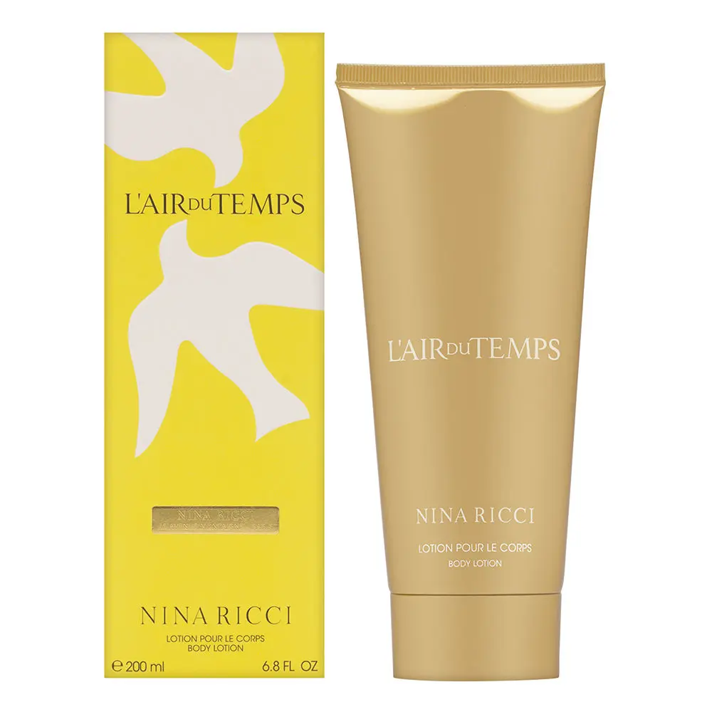 L'air du Temps by Nina Ricci Women's Scented Floral Powder Trail Body Care Moisturizer, 6.6 oz Soft Body Lotion