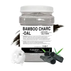 Fokiabin Bamboo Skincare Mask - Facial Peel-Off Gel | Smooth Silky Skin, 24H Moisture & Glow | All Skin Types with Comfort Fit