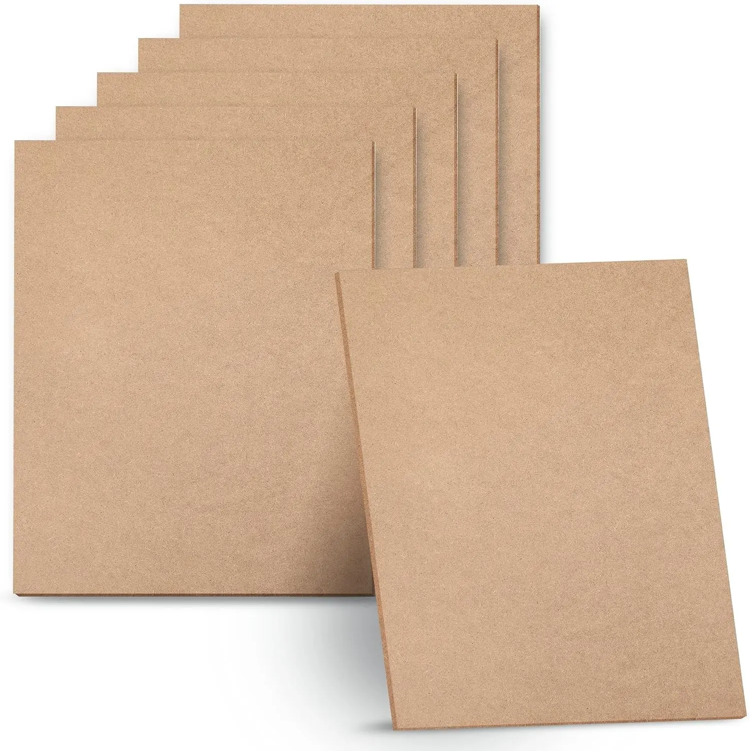 6-Pack 9x12 in Hardboard Panel Boards, Canvas Panel Alternative for Art Projects (Home Supplies), Panel Board