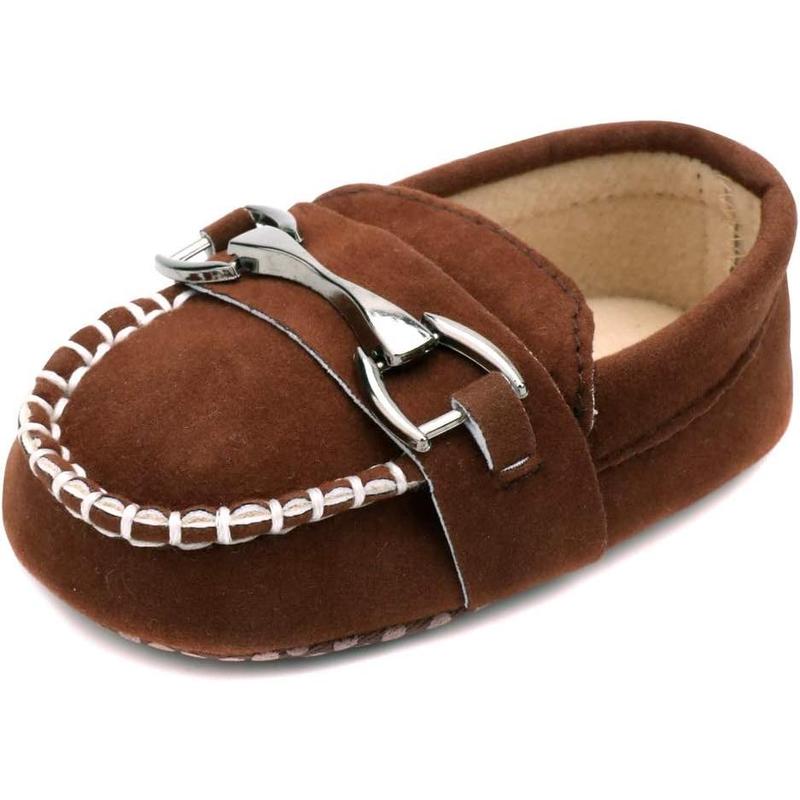 L-A6   Baby Loafers for Girls and Boys: Classic Prewalker & Crib Dress Shoes