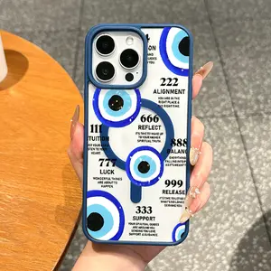 Premium Magnetic Case for iPhone11/12/13/14/15/16/17/promax Angel Numbers & Evil Eye MagSafe Ready,Anti-Fall,Ultra-Thin Design|Perfect for Everyday Use