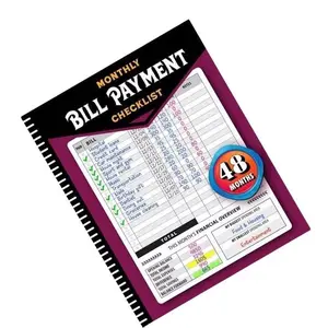 Financial Planning Folder, 48 Months Budget & Bill Tracker, Dura Paper, Monthly Expense Record, Family Budget Log, Free Delivery