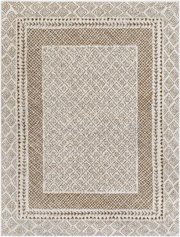 Livabliss FEU2320-71010 Freud Factory-Made Soft High Pile Durable Full-Sized 7'10" x 10' Rectangle Indoor Area Rug, Ivory, Home Decor Rugs