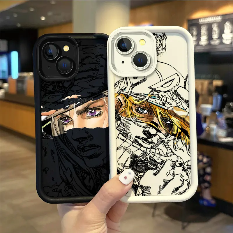 Gyro Zeppeli JoJo's Steel Ball Run Protective Dustproof Bumper Phone Case, Accessory for iPhone 17, 16 Pro Max, 15, 14, 13, 12, 11 Pro, XR, X, XS Max, 8, 7, Accessories