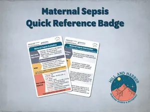 Maternal Sepsis Quick Reference Badge Buddy
