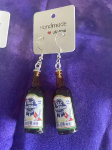Pabst Blue Ribbon Earrings