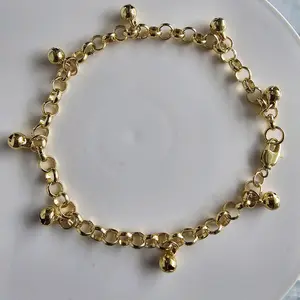 goldplated anklet tobillera laminada goldplated anklet tobillera laminada