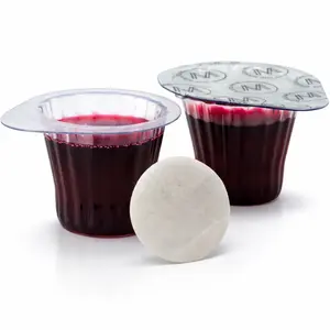 The Miracle Meal - Traditional Communion Cups with Wafer & 100% Concord Grape Juice Disposable Recyclable Christian Gift