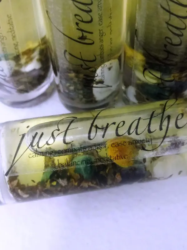 Just Breathe Essential Oil Roller- 10ml (Meditation, Combat Anger & Anxeity)