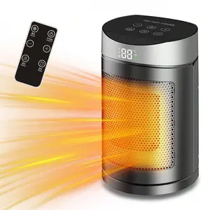 Space Heater for Indoor Use, 1500W 3 Heating Modes for Office Bedroom, Portable Electric Heater with Remote, Thermostat, Portable Warmth, Sleek Heater, Spacesaving Heater, Highquality Heater for Gifts