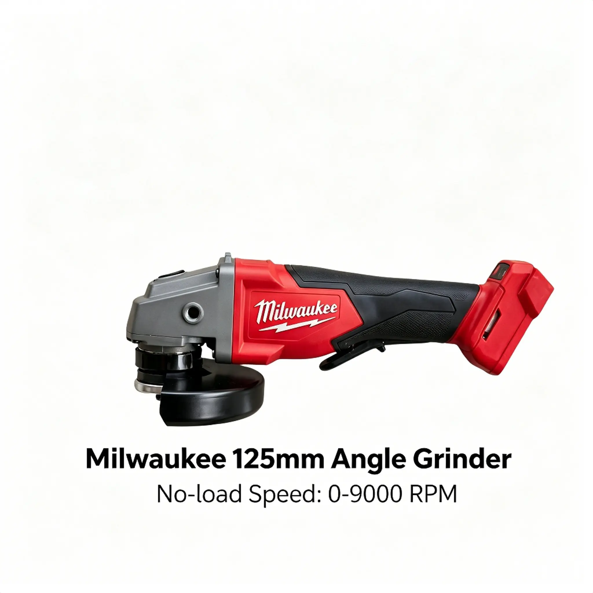 Milwaukee M18 18V Brushless Motor 5-in Heavy Duty Angle Grinder Kit - 9000 RPM, Fast & Precise Material Removal, Ideal for Renovation, Cutting Rebar/Pipe/Metal Sheets (for Welders)