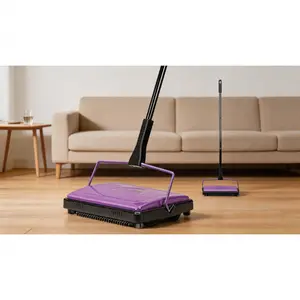 Manual carpet sweeper for home and office use. Effectively cleans pet hair, dust, scraps and small debris from low-pile carpets and rugs, built with a handy cleaning brush.Solo Hot Shop