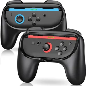 2 Pack Grips Compatible with Joycon 2, Switch 2 Grip Compatible with Nintendo 2025 Joy Con Controller Wear-Resistant Comfortable Handle Switch 2 Accessories Kit