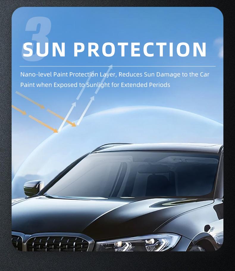 2025 Upgrated 500ML Advanced Formula 3-in-1 SOPAMI Car Coating Spray Protection Quick Car Wax Polish Glass Oil Film Remover Clear Coat Black Can Dypaint Ceramics Pray