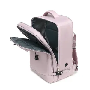 Lossga Dusk Violet Compact Carry-On Travel Backpack | 30L Lightweight Airline-Approved Daypack for Short Trips, Business & Daily Use