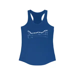 Reformer Pilates Home Women's Racerback Tank for Fitness, Gym Wear, Workout Top, Casual Summer Shirt, Gift for Her