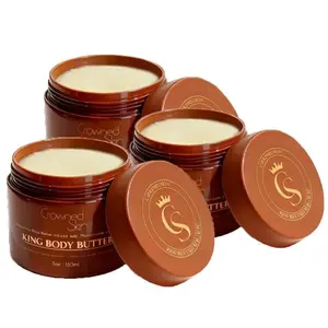 Crowned Skin King Cologne Body Butter -Warm & Sensual Scent, Sandalwood & LeatherOrganic Shea & Mango Butters, MoisturizingFormula,All-Day Fragrance