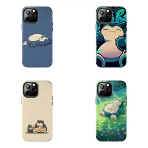 Snorlax Anime Graffiti Case Compatible with iPhone 7, 8, X, 11, 12, 13, 14, 15, 16 17 & Samsung Galaxy S21, S22, S23 & S24 S25 series