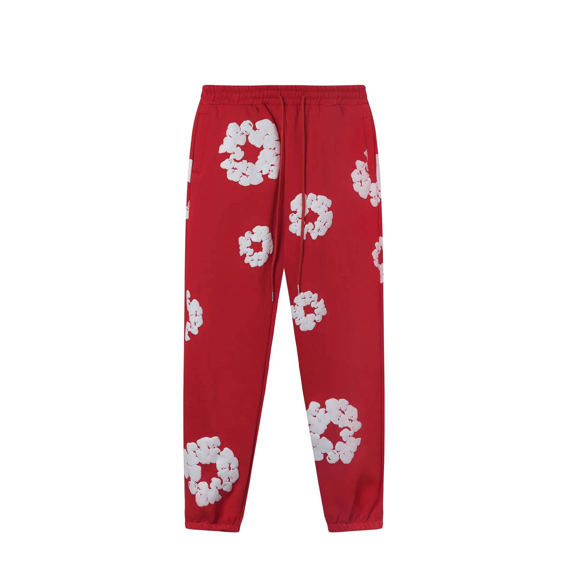 Foam red pants��White flower wreath��