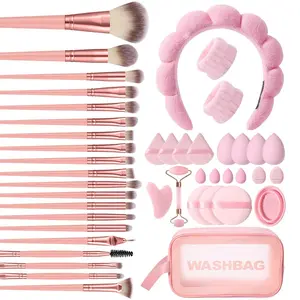Makeup Tool Set, 5/17/21/22/23/36/44pcs/set Makeup Brush & Makeup Sponge & Headband & Brush Cleaning Tool, Professional Makeup Tools for Women, Cosmetic,Christmas Gifts For GF, Makeup Brushes Cleaner