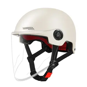 Adult Sunscreen Safety Helmet Summer Protective Gear for Motorcycle Electric Vehicle Riding