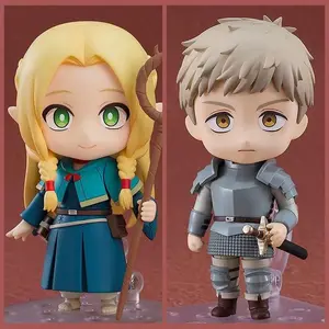 Q Version Delicious In Dungeon Chibi Laios Touden #2375 Marcille Donato #2385 Face Swappable Articulated Boxed Action Figure