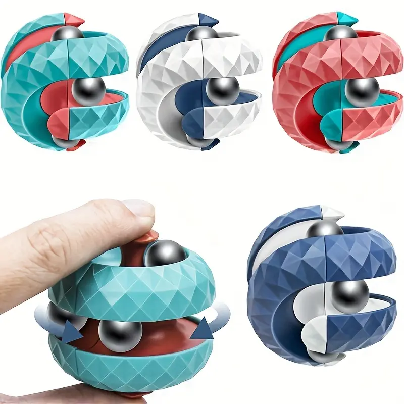Deluxe Craft Roller Track Toy Puzzle Fidget Spinner - Unisex Stress Relief Toy, Best Choice Gift for 10-12 Years, 12 Years Above, Holidays