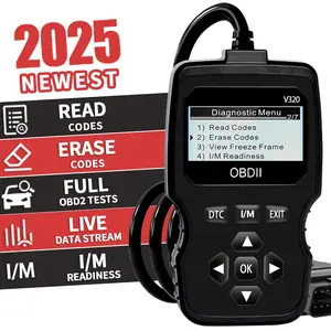 V320 Upgrade Version Obd2 Scanner, Engine Fault Code Reader, Car Obd Ii Diagnostic Tool, Automotive Scan Tool, Fits All Vehicles Since 1996, //blue/