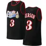 Atonmore Men's #3 Black Embroidered & Stitched Sleeveless Polyester-Cotton Basketball Jersey - Athlete-Focused Durable Sports Vest, Sleeveless Shirt for Heated Rivalry Games Layering