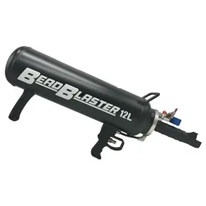 Lauco 12L Professional Bead Blaster - Portable Automotive Tire Bead Seater, Trigger-Equipped Cordless Tire Inflator, Car Repair Tool Kit, Black Air Compressor, Tire Inflator Cordless
