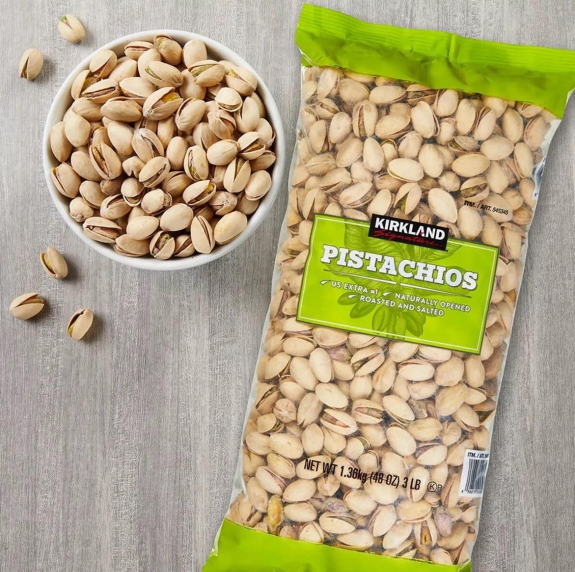 In-Shell Pistachios, Roasted & Salted, Kosher, 3 lb - High Protein Nut