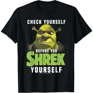 Shrek Check Yourself Before You Shrek Yourself T-Shirt