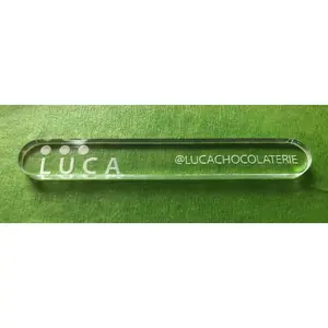 Custom Engraved Acrylic Cakesicle, Personalized Popsicle Sticks in Mini and Standard Sizes (Sets 12)