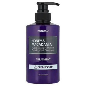 Kundal Honey & Macadamia, Treatment, Clean Soap, 16.9 fl oz (500 ml)