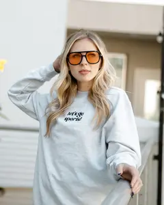 Let’s go sports sweatshirt Cotton Crewneck