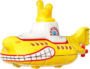 Hot Wheels Premium Pop Culture, The Yellow Submarine Die-Cast Metal Collectible, JBL74