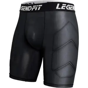 Men Adult Baseball Padded Sliding Shorts w/Cup Pocket (No Cup) Protective Compression Underwear Softball Football Lacrosse