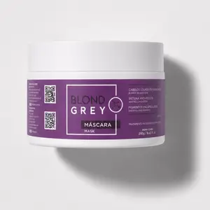 Blond Grey Hair Mask