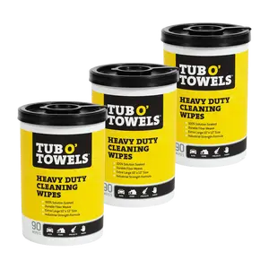 #TW90 Tub O Towels Heavy Duty Wipes 90/CT 3 Pack