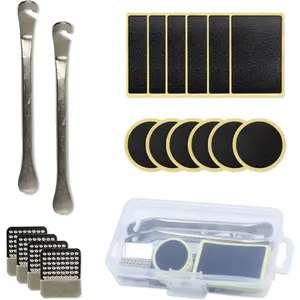 Yitap Self-Adhesive Bicycle Patch Repair Kit, No Glue Needed, Includes Metal Scraper and Box, Perfect for Mountain and Road Bikes