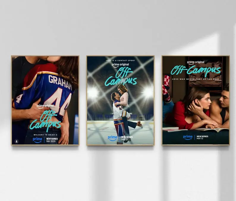Off Campus Poster 2026 Prime Series Wall Art, Off Campus Movie Poster, College Romance Poster, Sports Romance Wall Decor ( Unframed - Print Only )