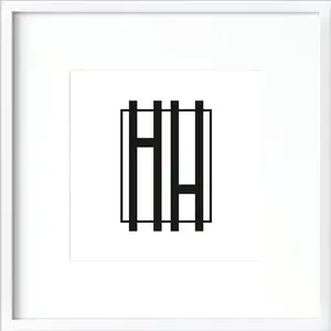 White Metal Square Picture Frame for Photo or Art Prints