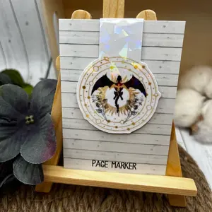 Fourth Wing inspired magnetic bookmark