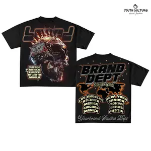 [YOUTH CULTURE] Skull Dept Worldtour Y2K Graphic Personalize Printed Youth & Adult Size 100% Cotton Short Sleeve Gift For Him/Her Tshirt/Sweater/Hoodie graphic  tees