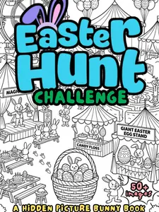 Easter Hunt Challenge A Hidden Picture Bunny Book A Fun Search and Find Book for Kids Tweens Teens and Adults A Perfect Easter Basket Stuffer Gift Idea for Boys and Girls