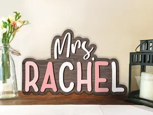 Personalized Teacher Door Sign, Teacher Appreciation Gifts, Personalized Teacher Sign, Classroom Decor, Teacher Door Hanger, Teacher Gifts, Gift for Teachers, End of school gift, Teacher Thank You From Kid, Staff, Custom Teacher Gift