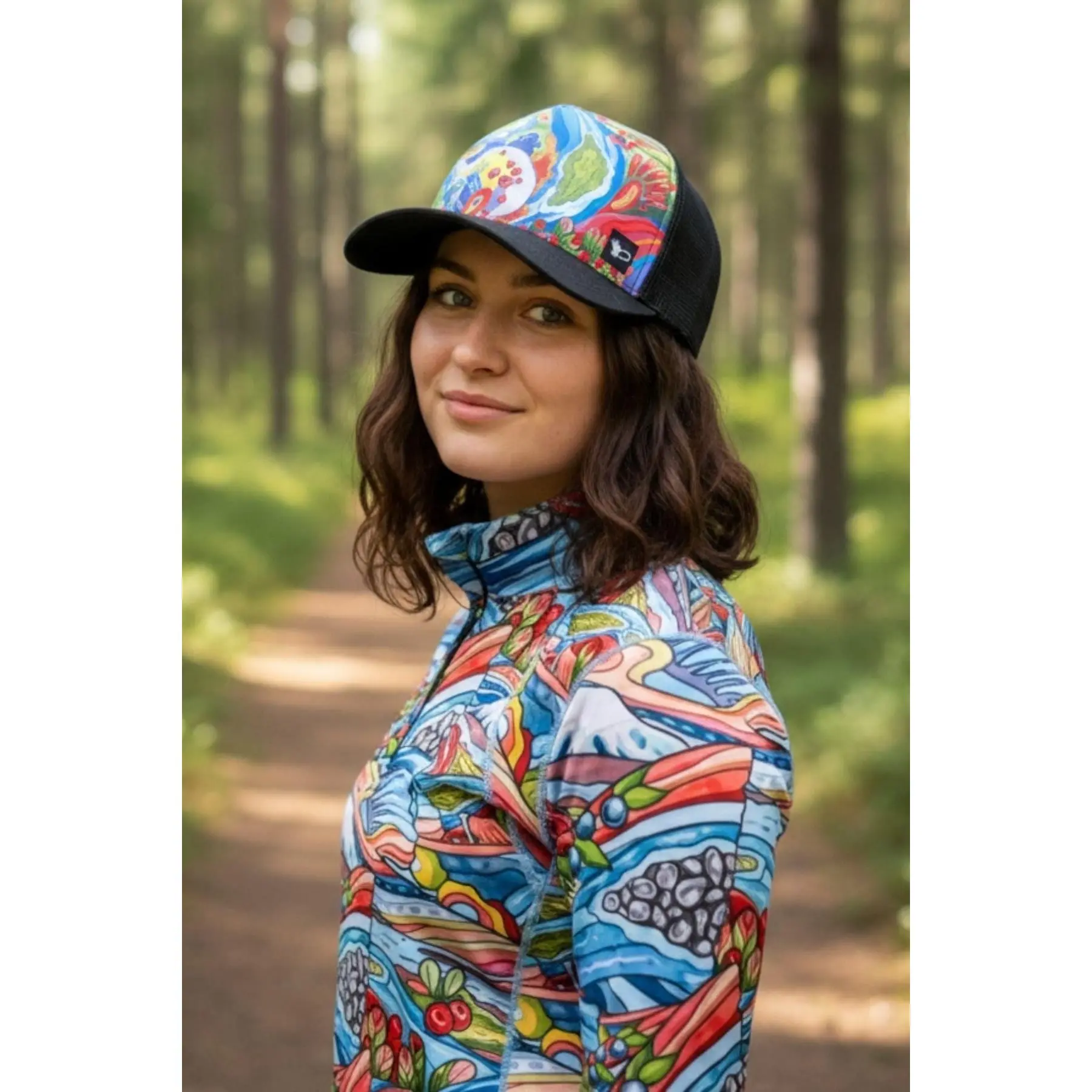 Charvana Abstract Trucker Hat